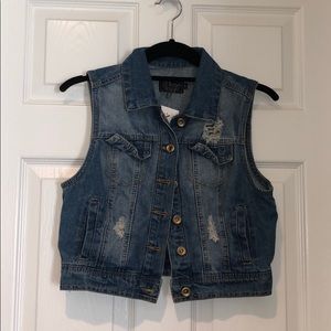 Denim vest
